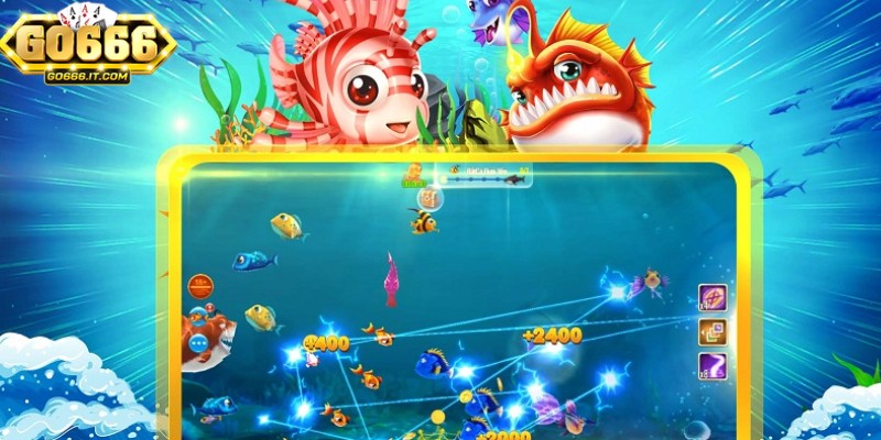 Các con cá lớn mang lại phần thưởng cao nhưng khó bắn hơn