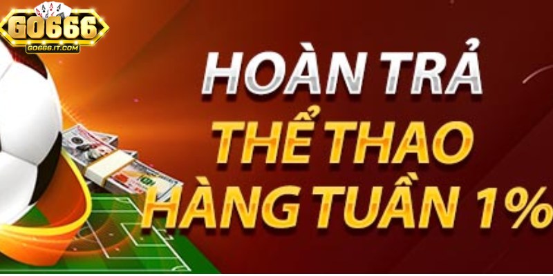 Chương trình hoàn trả áp dụng cho nhiều loại cá cược khác nhau